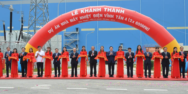 Công ty tổ chức lễ khánh thành tại Bình Thuận | Lễ khánh thành dự án Nhà máy Nhiệt điện Vĩnh Tân 4