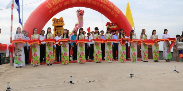 Công ty tổ chức lễ khánh thành tại Long An| Lễ khánh thành công trình Cầu Tắc Cạn