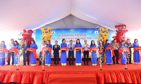 Công ty tổ chức lễ khánh thành tại Bình Thuận | Lễ khánh thành Dự án cao ốc chung cư nhà ở xã hội (NOXH) HQC Phú Tài 