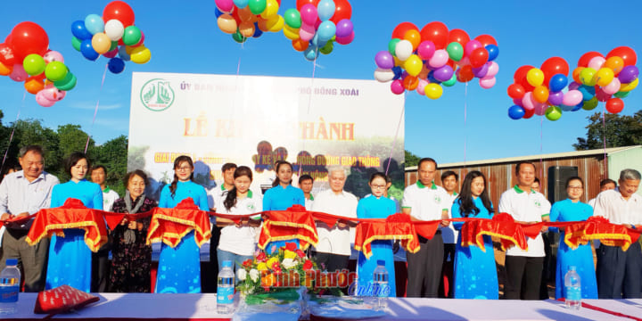 Công ty tổ chức lễ khánh thành tại Bình Phước | Lễ khánh thành công trình xây kè cùng hệ thống đường giao thông 2 suối Đồng Tiền và Tầm Vông