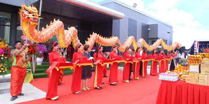Công ty tổ chức lễ khánh thành tại Long An| Lễ khánh thành nhà máy Inox Diệu Thịnh