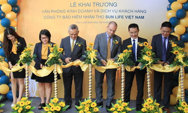 Công ty tổ chức lễ khai trương tại Đồng Nai |  Khai trương văn phòng Sun Life Việt Nam tại Biên Hòa