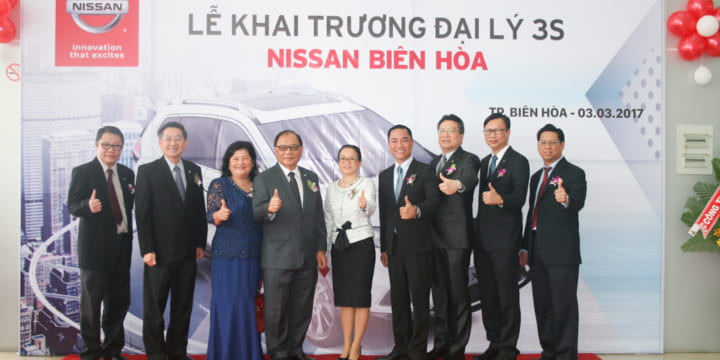 Công ty tổ chức lễ khai trương tại Đồng Nai | Nissan Việt Nam khai trương đại lý 3S