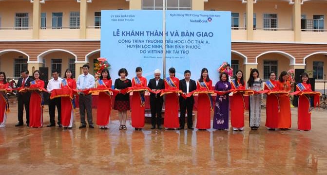Công ty tổ chức lễ khánh thành tại Bình Phước | Lễ khánh thành công trình Trường tiểu học Lộc Thái A