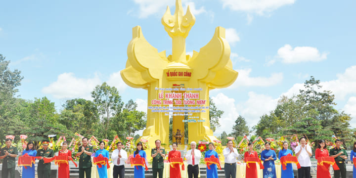 Công ty tổ chức lễ khánh thành tại Bình Phước | Lễ khánh thành công trình Đài tưởng niệm tại ấp Cần Dực, xã Lộc Thành