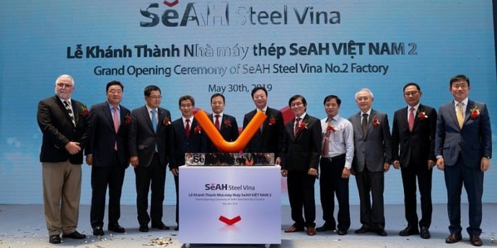 Công ty tổ chức lễ khánh thành tại Đồng Nai | Lễ khánh thành nhà máy thép SeAH 2 tại KCN Nhơn Trạch, Đồng Nai